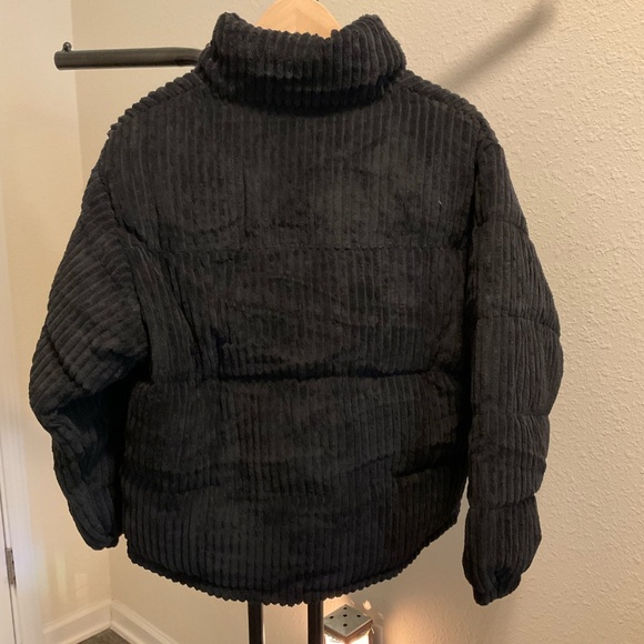 NWT, J.NNA Corduroy Puffer Jacket. Size Large. Black - Picture 8 of 8